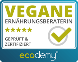 Ecodemy zertifizierte vegane Ernährungsberaterin