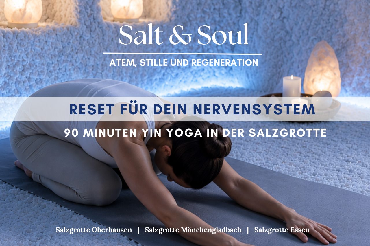 Yin Yoga in der Salzgrotte
